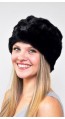 Mink fur hat - Created with black mink fur remnants